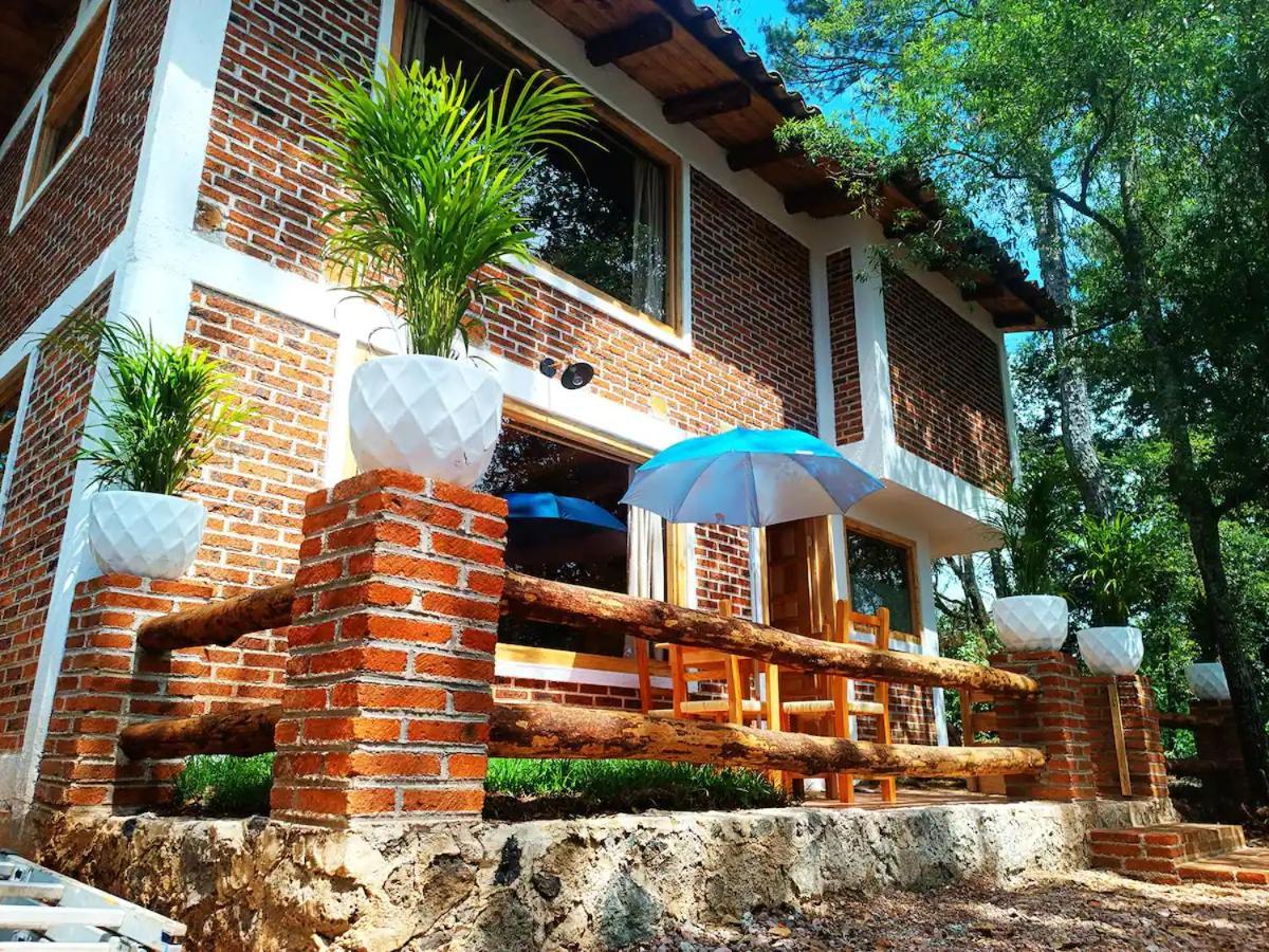 Cabana Para Pareja En El Bosque Ib Acaxochitlán Exterior foto