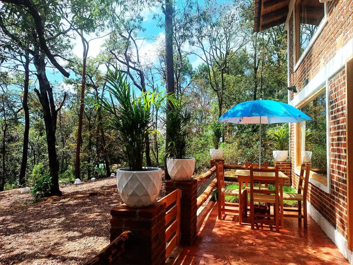 Cabana Para Pareja En El Bosque Ib Acaxochitlán Exterior foto